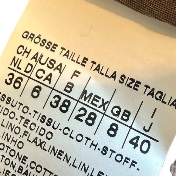 MaxMara Short Sleeve Grey Blazer Jacket Top Belt Linen Cotton Size 6 Womens NWOT - Picture 8 of 13